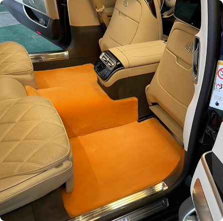 新款奔驰迈巴赫s480脚垫 s580羊驼绒纯羊毛汽车地垫专车专用地毯