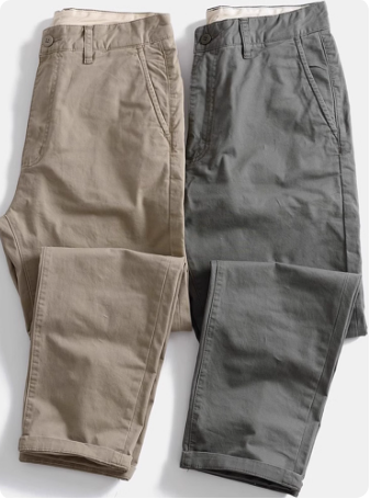 新潮 重磅工装裤男士春秋季新款复古水洗宽松微弹力直筒休闲裤